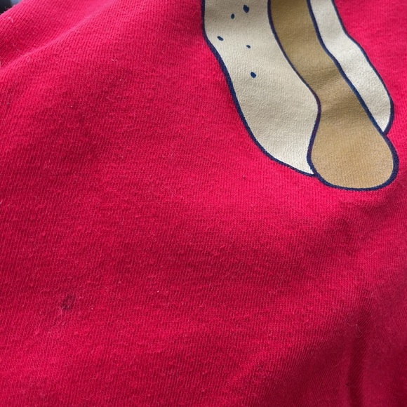 24m Carter’s baby boy Tshirt red with hotdog and popsicle USA Hooray 🇺🇸 - Picture 5 of 5